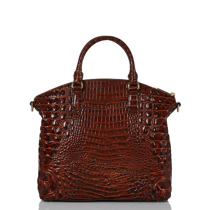 Brahmin Melbourne Collection Large Duxbury Satchel, Pecan