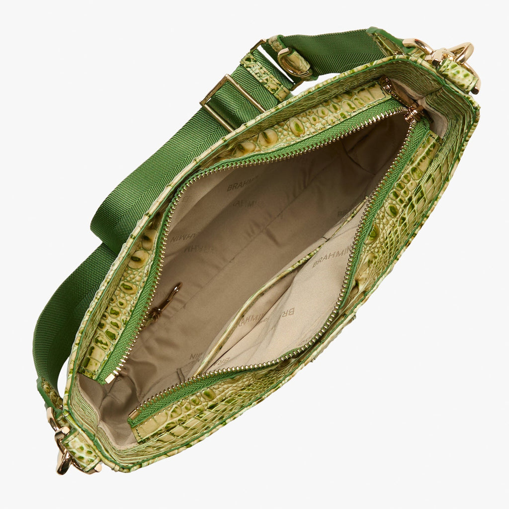 Brahmin Melbourne Collection Leia Crossbody, Fern