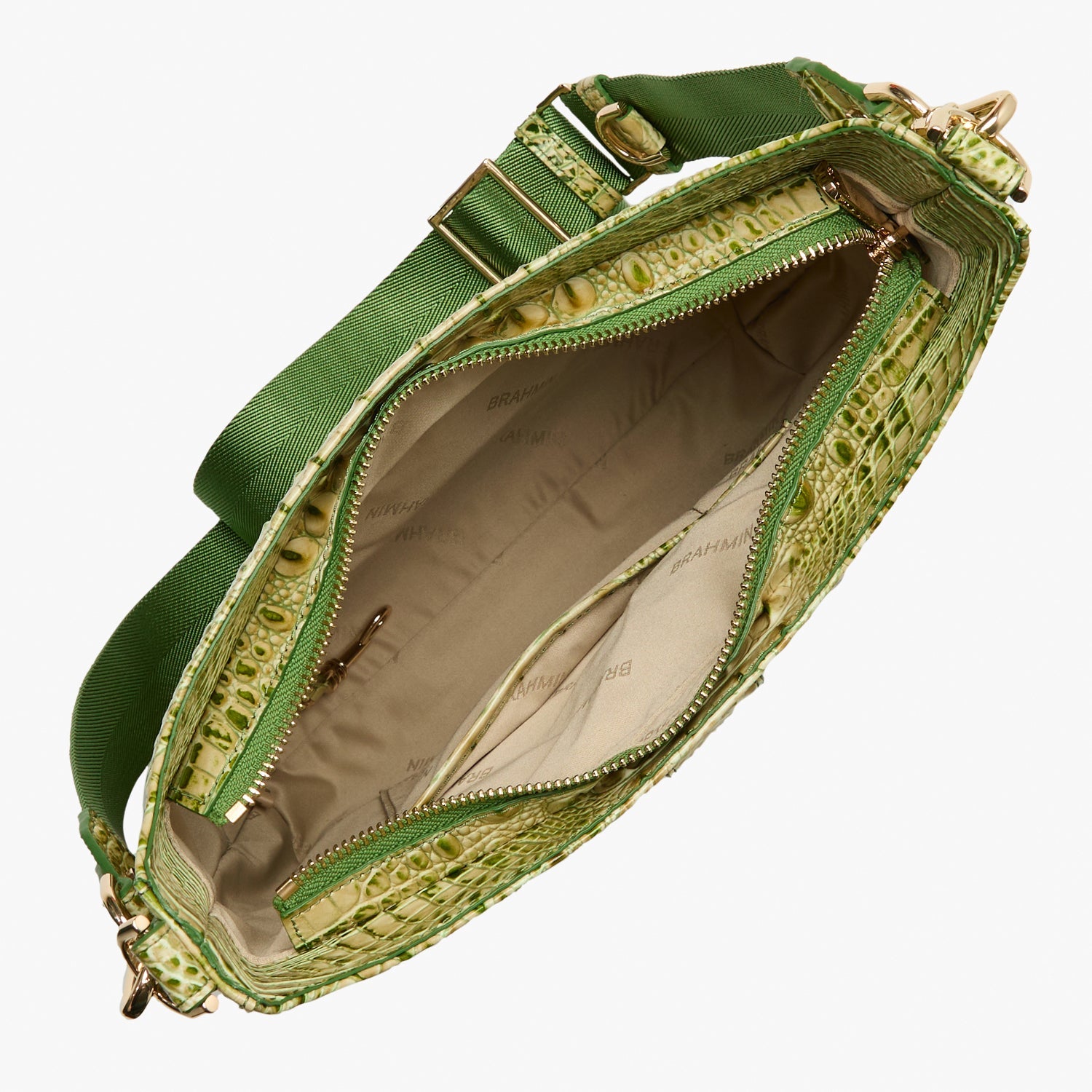 Brahmin Melbourne Collection Leia Crossbody, Fern