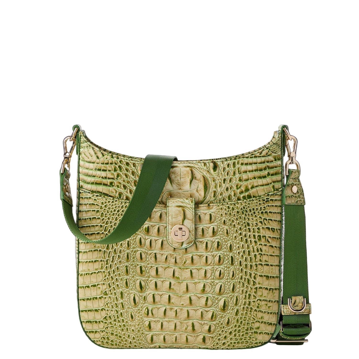 Brahmin Melbourne Collection Leia Crossbody, Fern