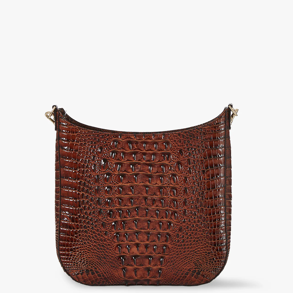 Brahmin Melbourne Collection Leia Crossbody, Pecan
