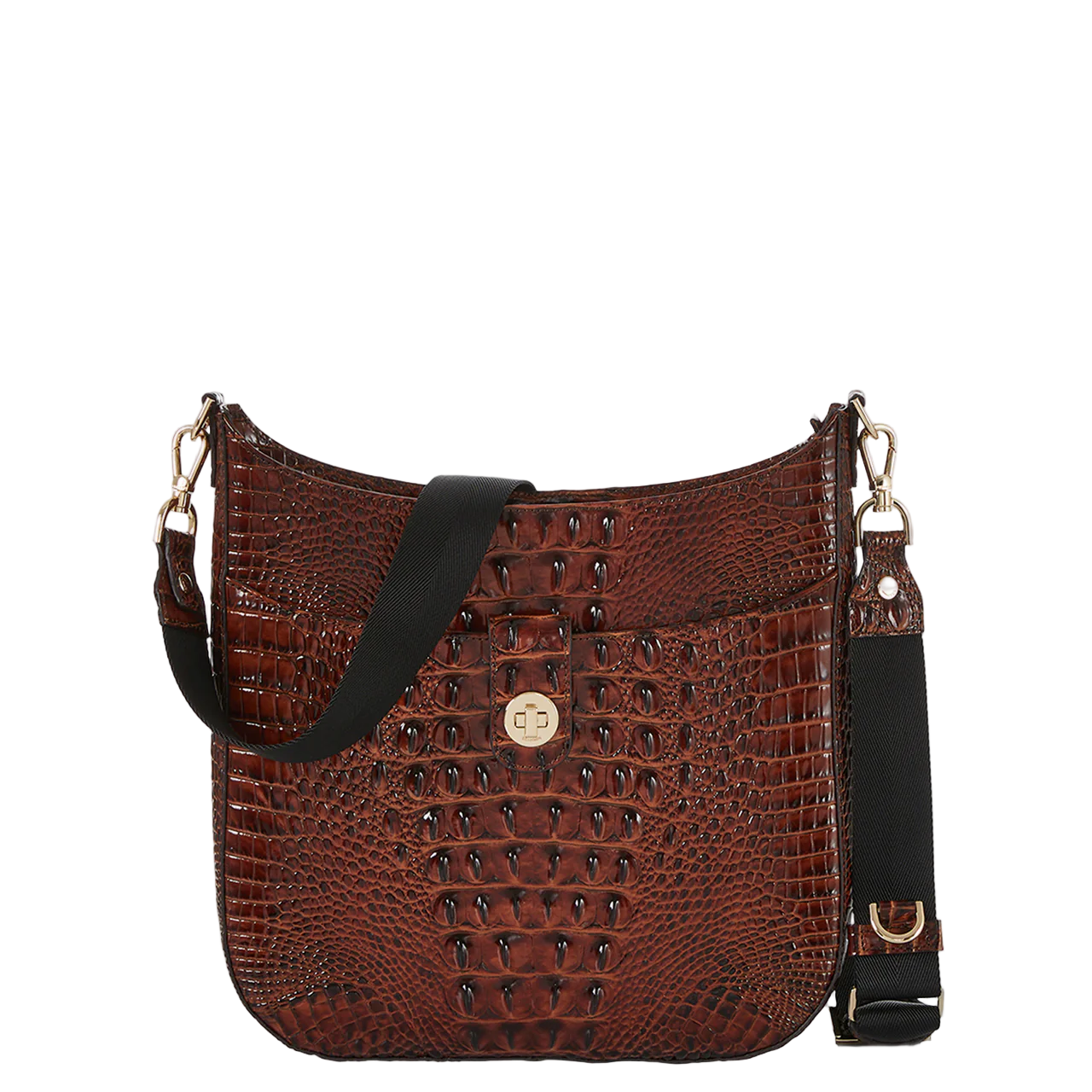 Brahmin Melbourne Collection Leia Crossbody, Pecan