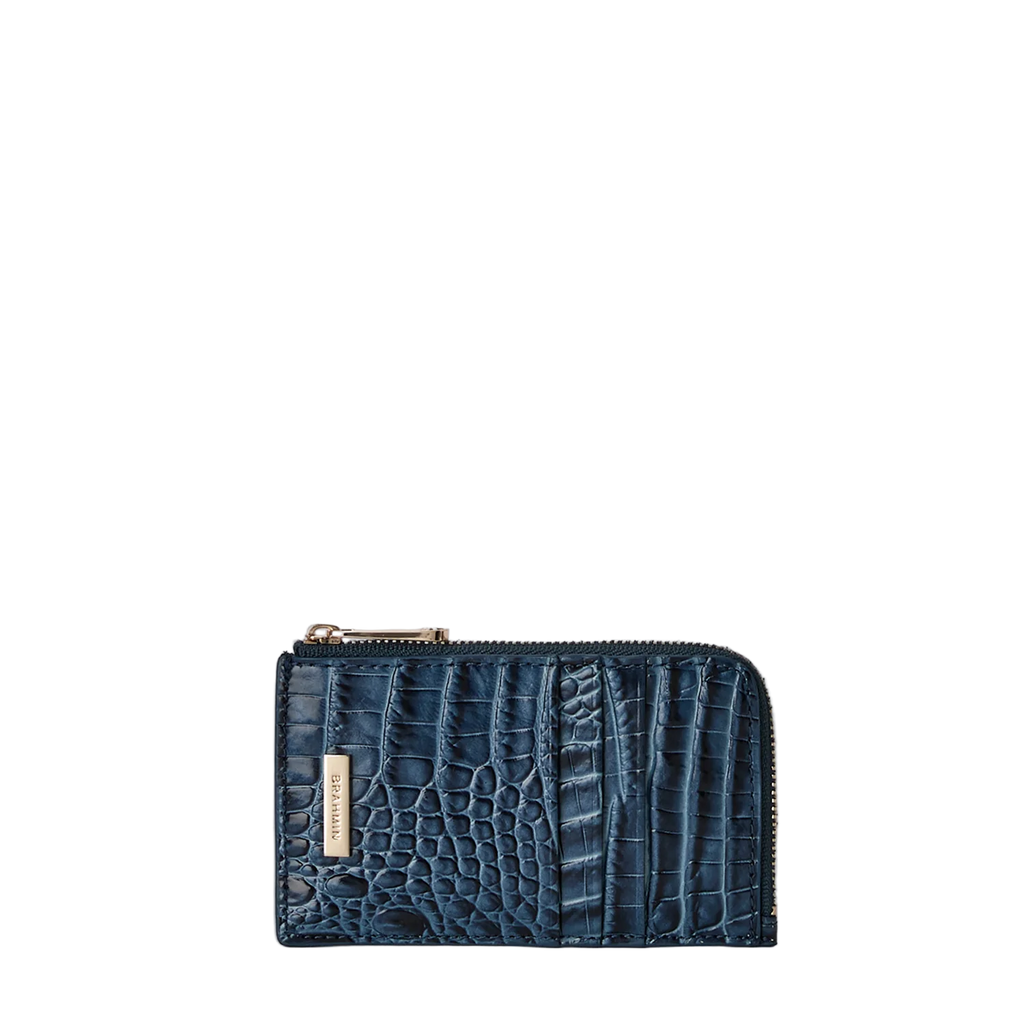 Brahmin Melbourne Collection Lennon Wallet, Retro Blue