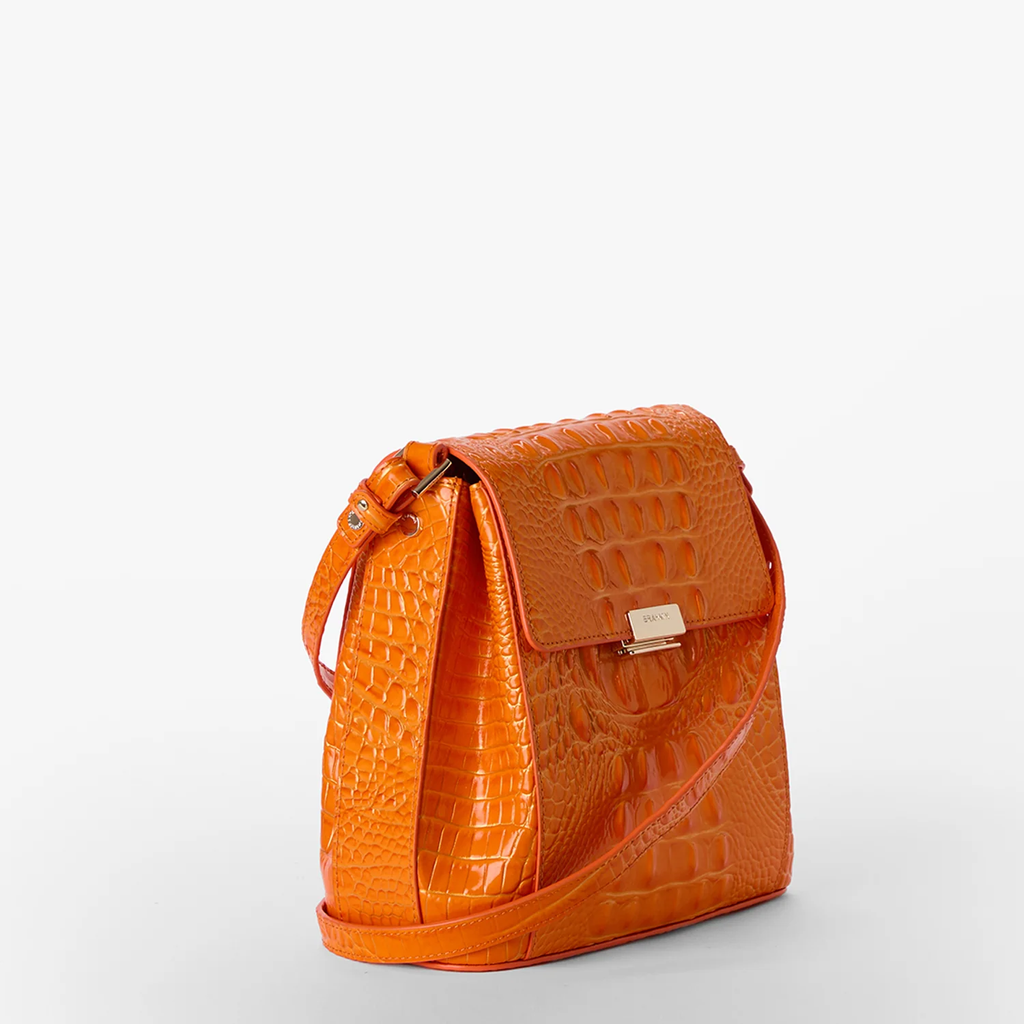 Brahmin Melbourne Collection Margo Crossbody, Mango Orange