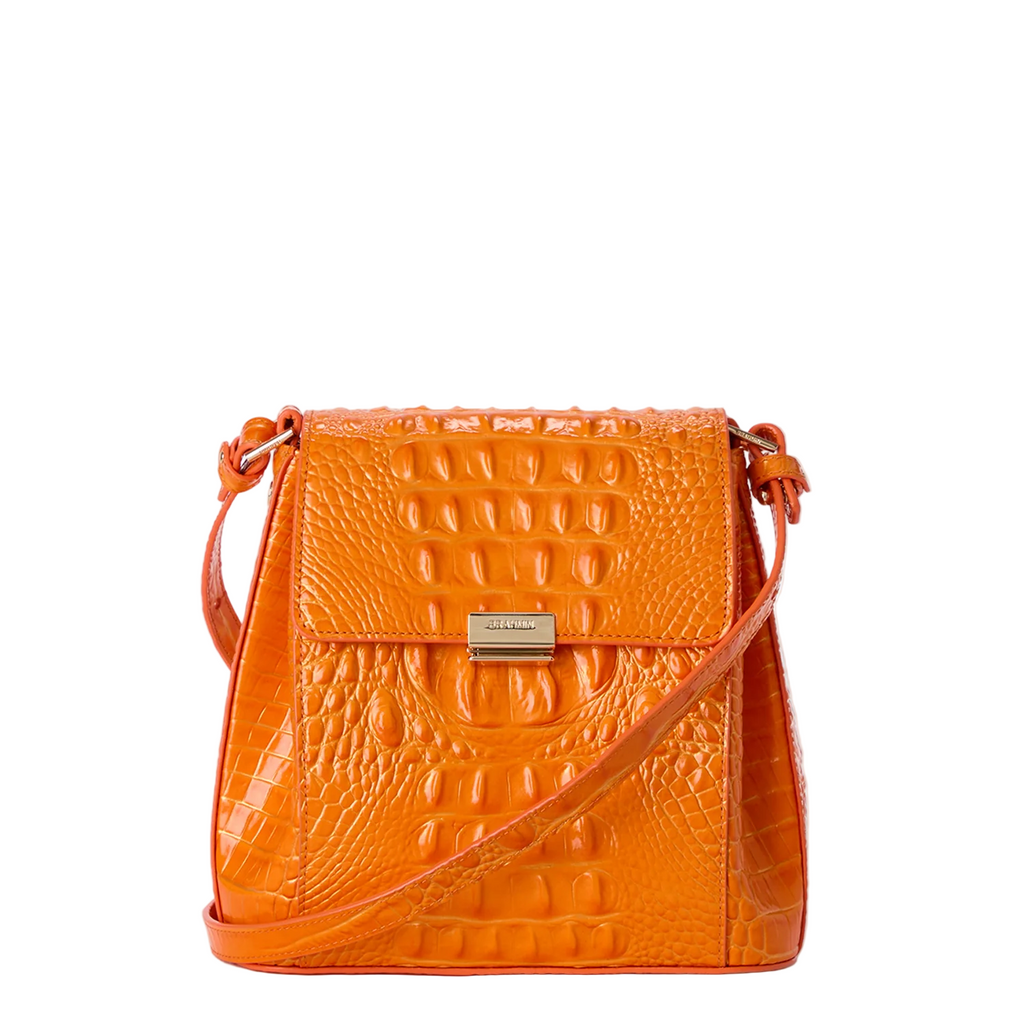 Brahmin Melbourne Collection Margo Crossbody, Mango Orange