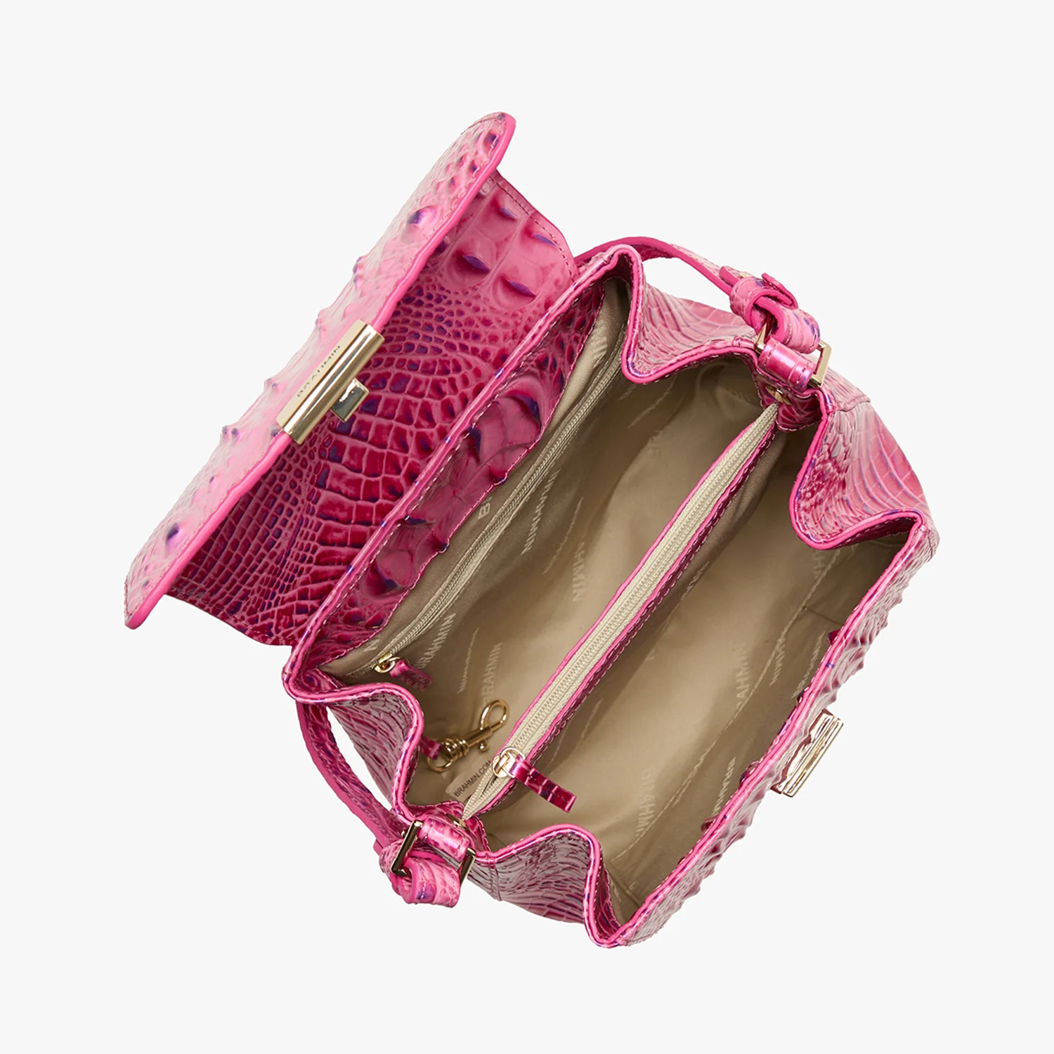 Brahmin Melbourne Collection Margo Crossbody, Phlox Pink