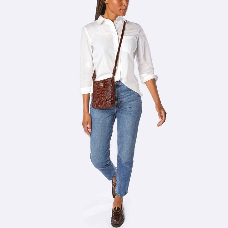 Brahmin Melbourne Collection Marley Crossbody, Homegrown Ombre