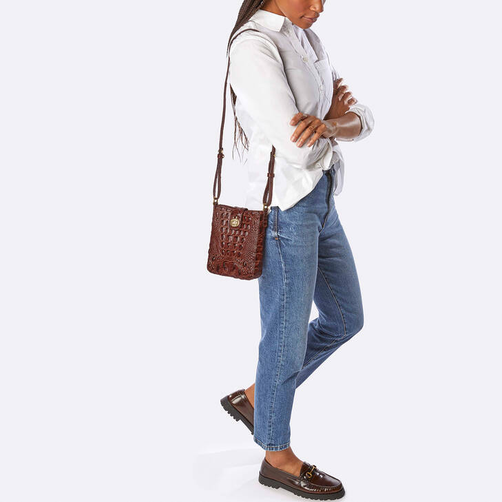 Brahmin Melbourne Collection Marley Crossbody, Homegrown Ombre