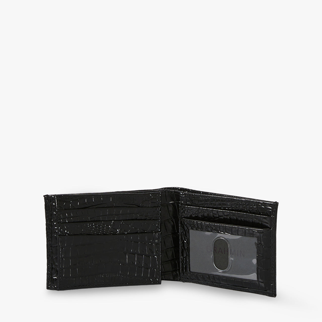Brahmin Melbourne Collection Men's Bifold Wallet, Black