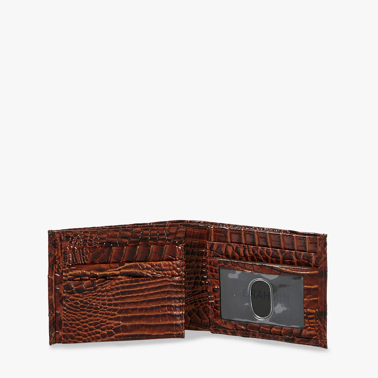 Brahmin Melbourne Collection Men's Bifold Wallet, Pecan