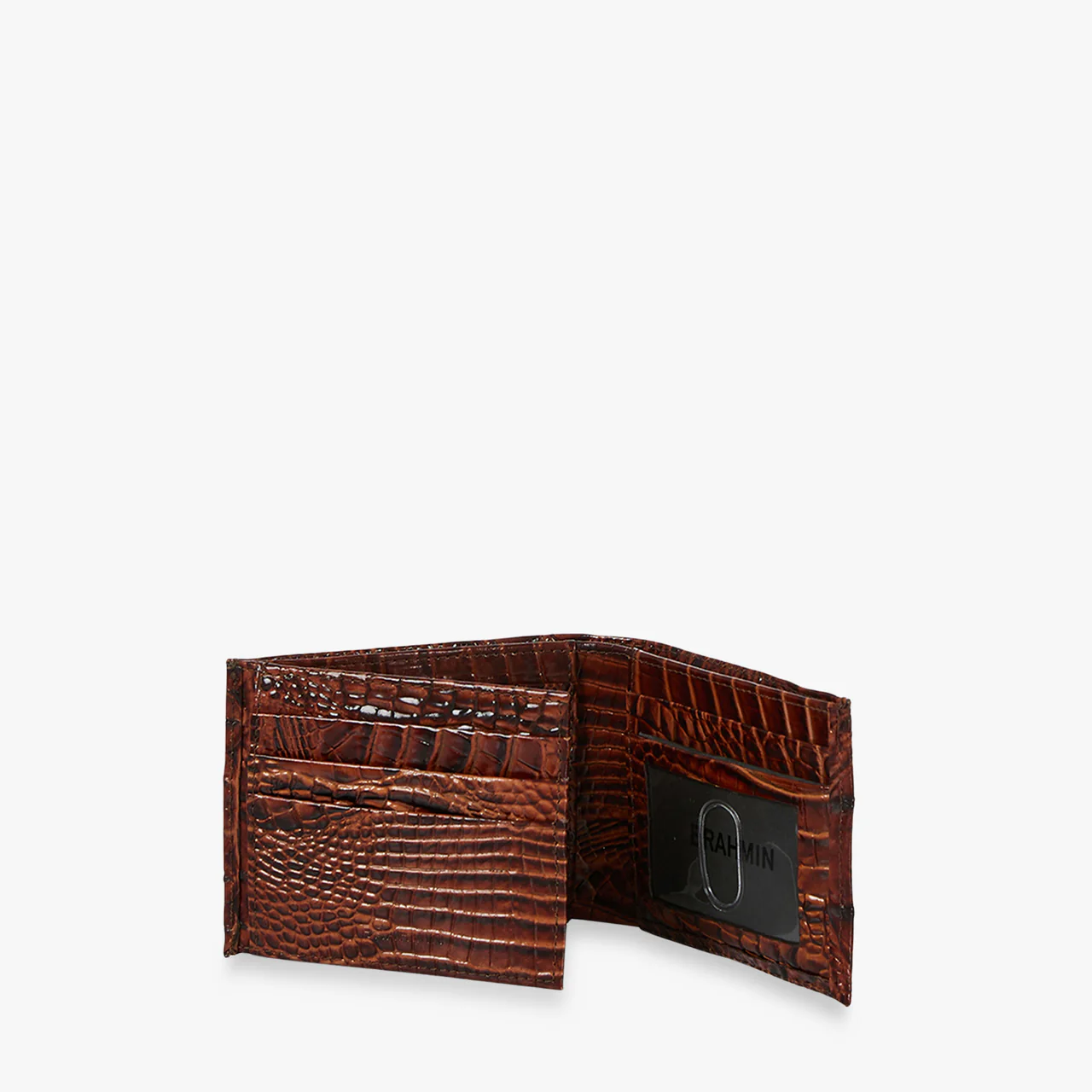 Brahmin Melbourne Collection Men's Bifold Wallet, Pecan