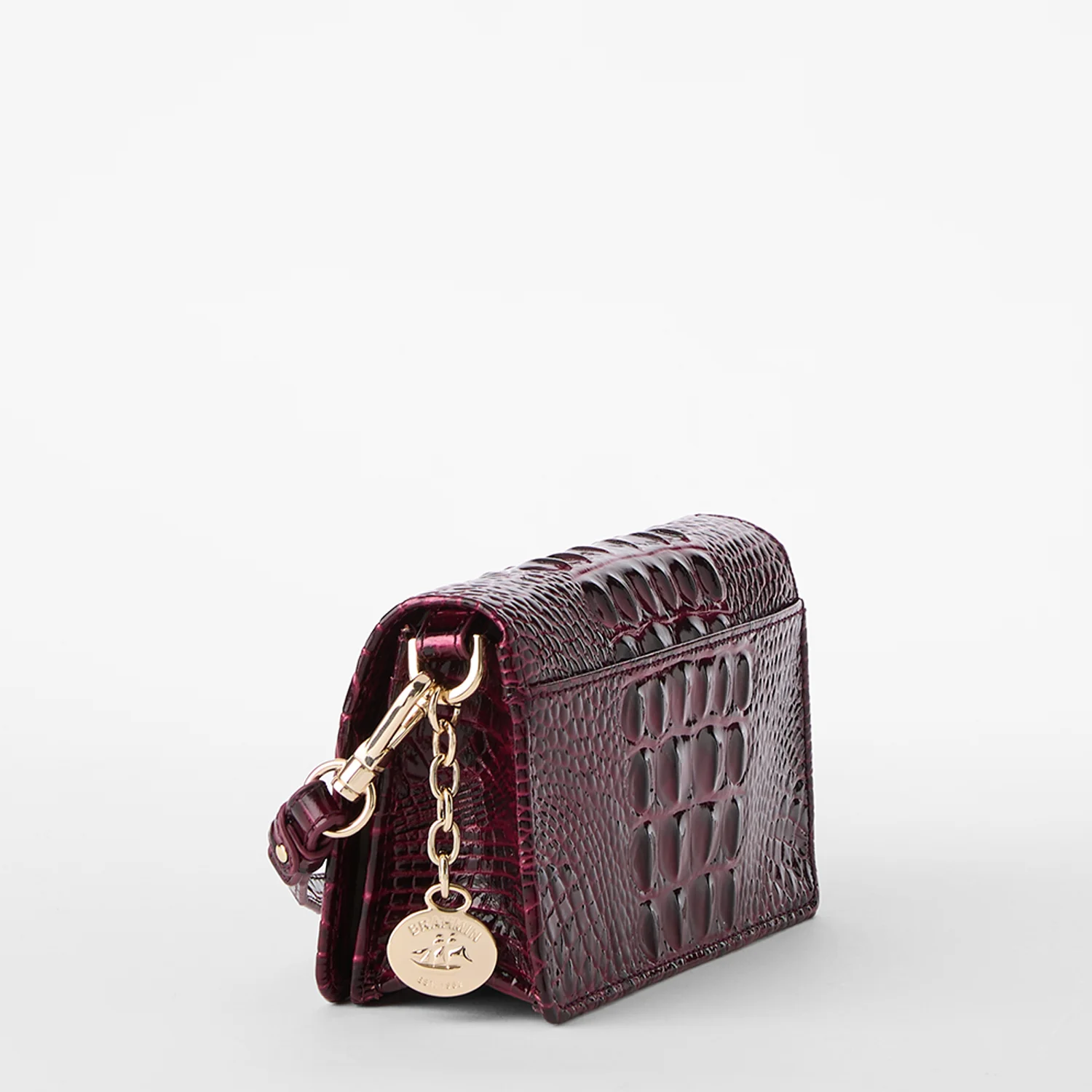 Brahmin Melbourne Collection Minuette Crossbody, Cherry Lacquer