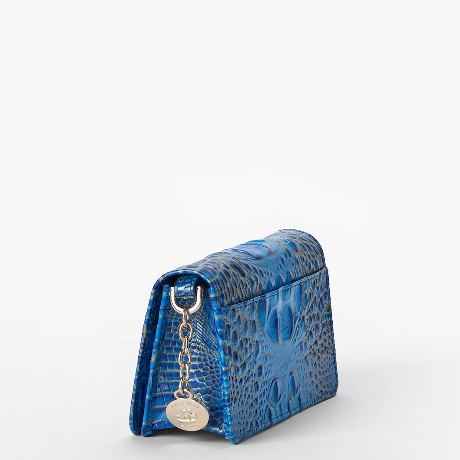 Brahmin Melbourne Collection Minuette Crossbody, Electric Indigo Ombre