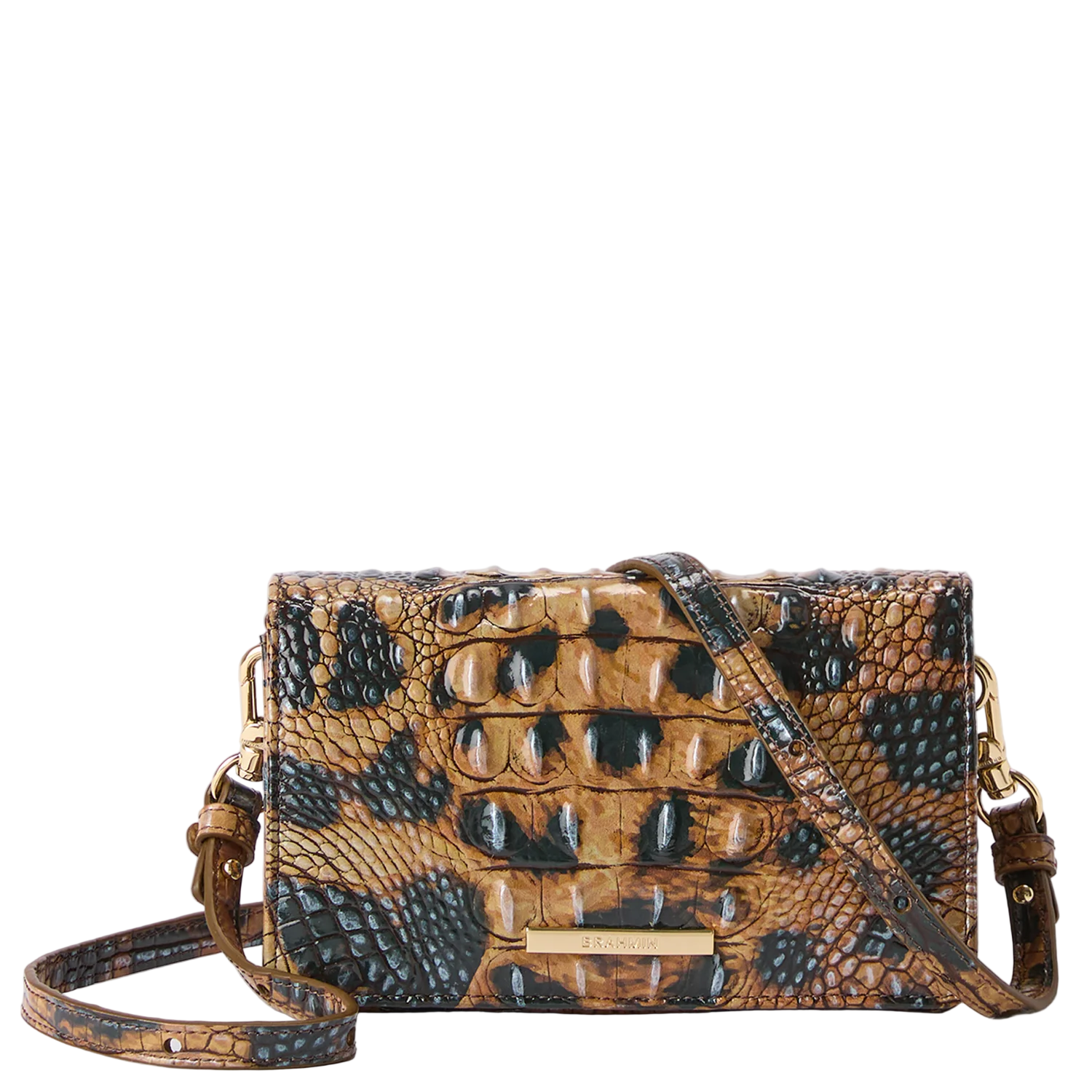 Brahmin Melbourne Collection Minuette Crossbody, Golden Lynx