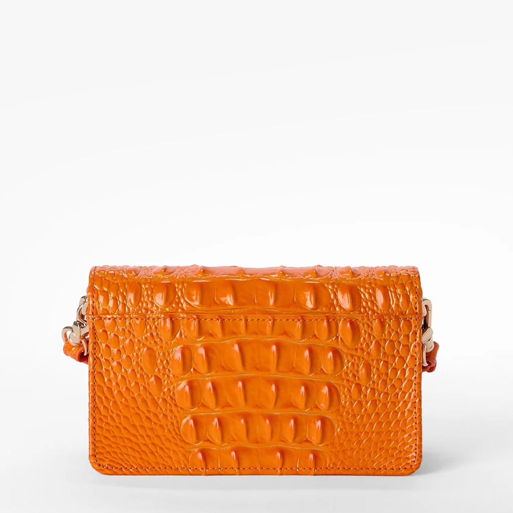 Brahmin Melbourne Collection Minuette Crossbody, Mango Orange
