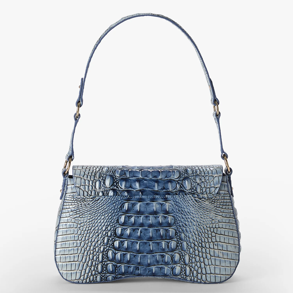 Brahmin Melbourne Collection Neridia Shoulder Bag, Bellbottom Blue