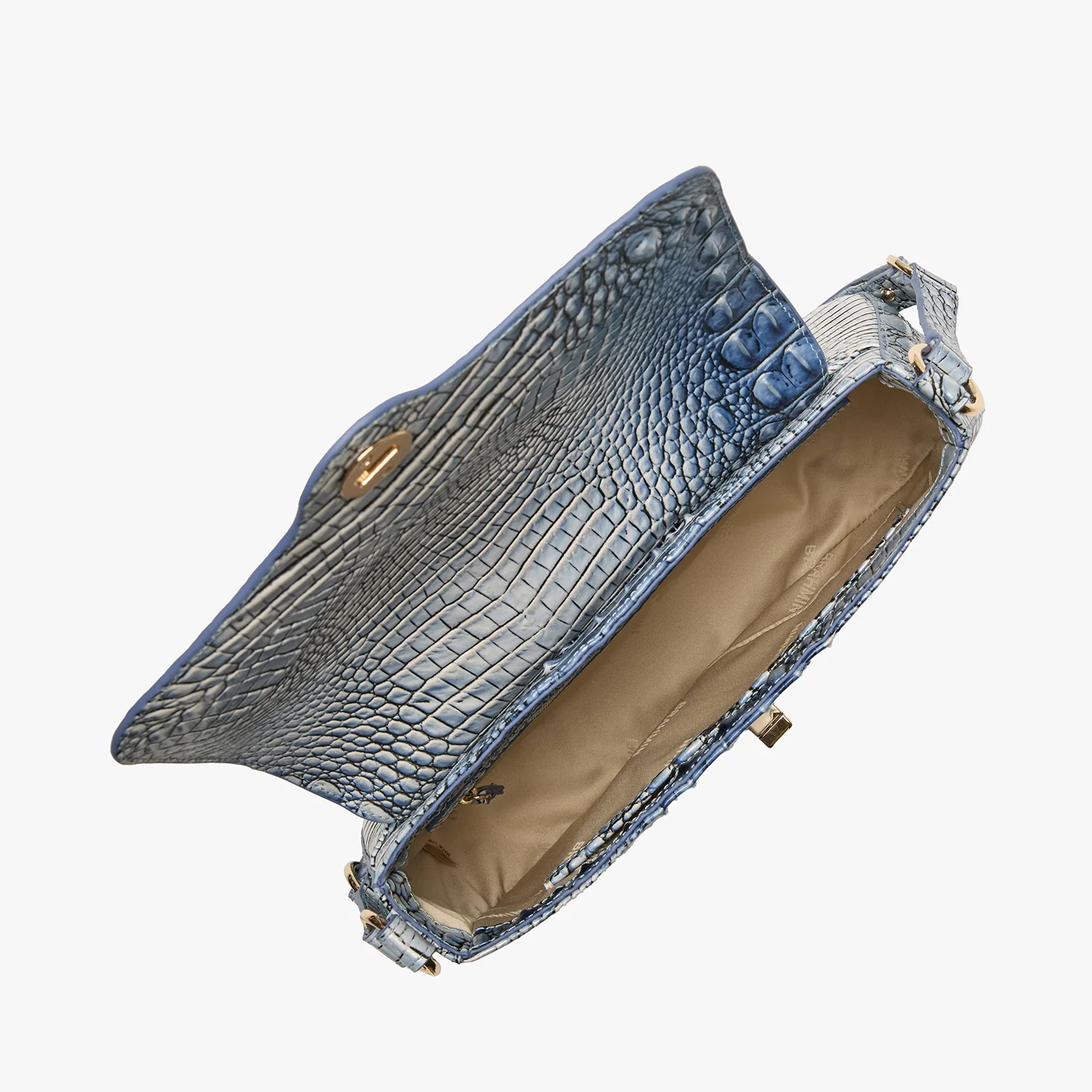 Brahmin Melbourne Collection Neridia Shoulder Bag, Bellbottom Blue