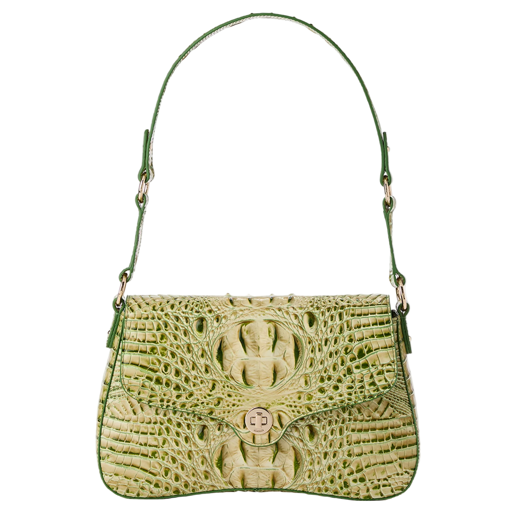 Brahmin Melbourne Collection Neridia Shoulder Bag, Fern