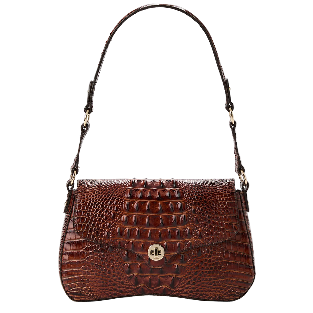 Brahmin Melbourne Collection Neridia Shoulder Bag, Pecan