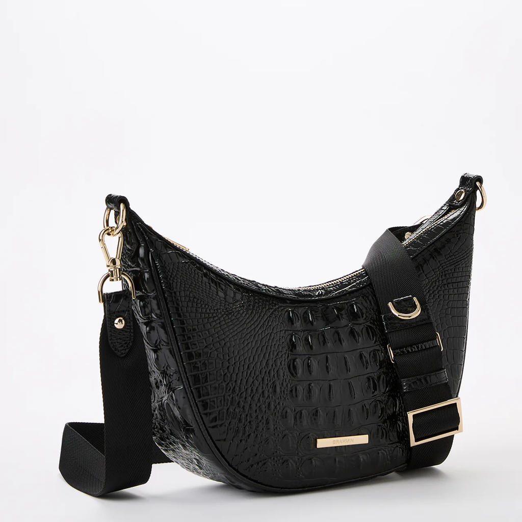 Brahmin Melbourne Collection Percy Crossbody, Black