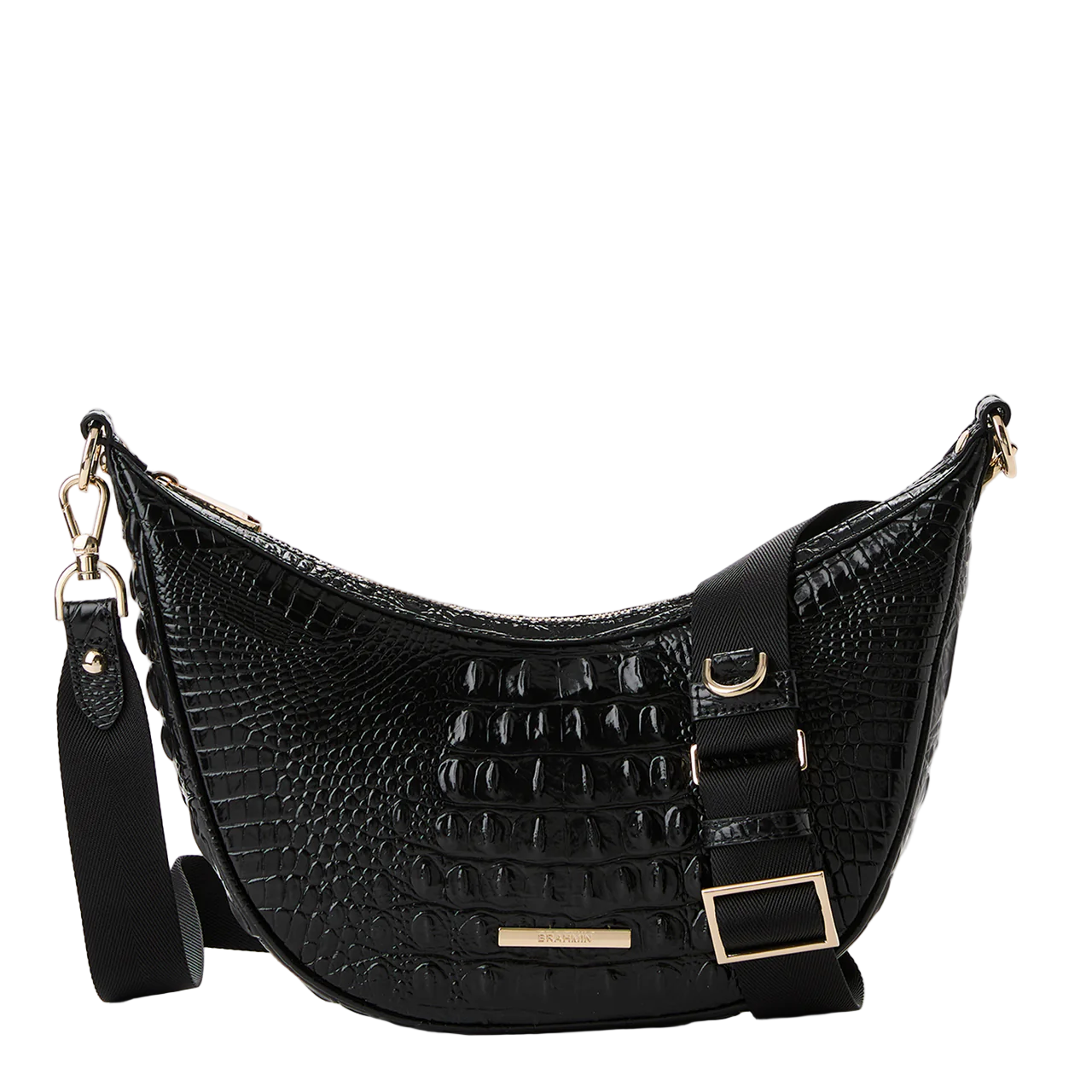 Brahmin Melbourne Collection Percy Crossbody, Black