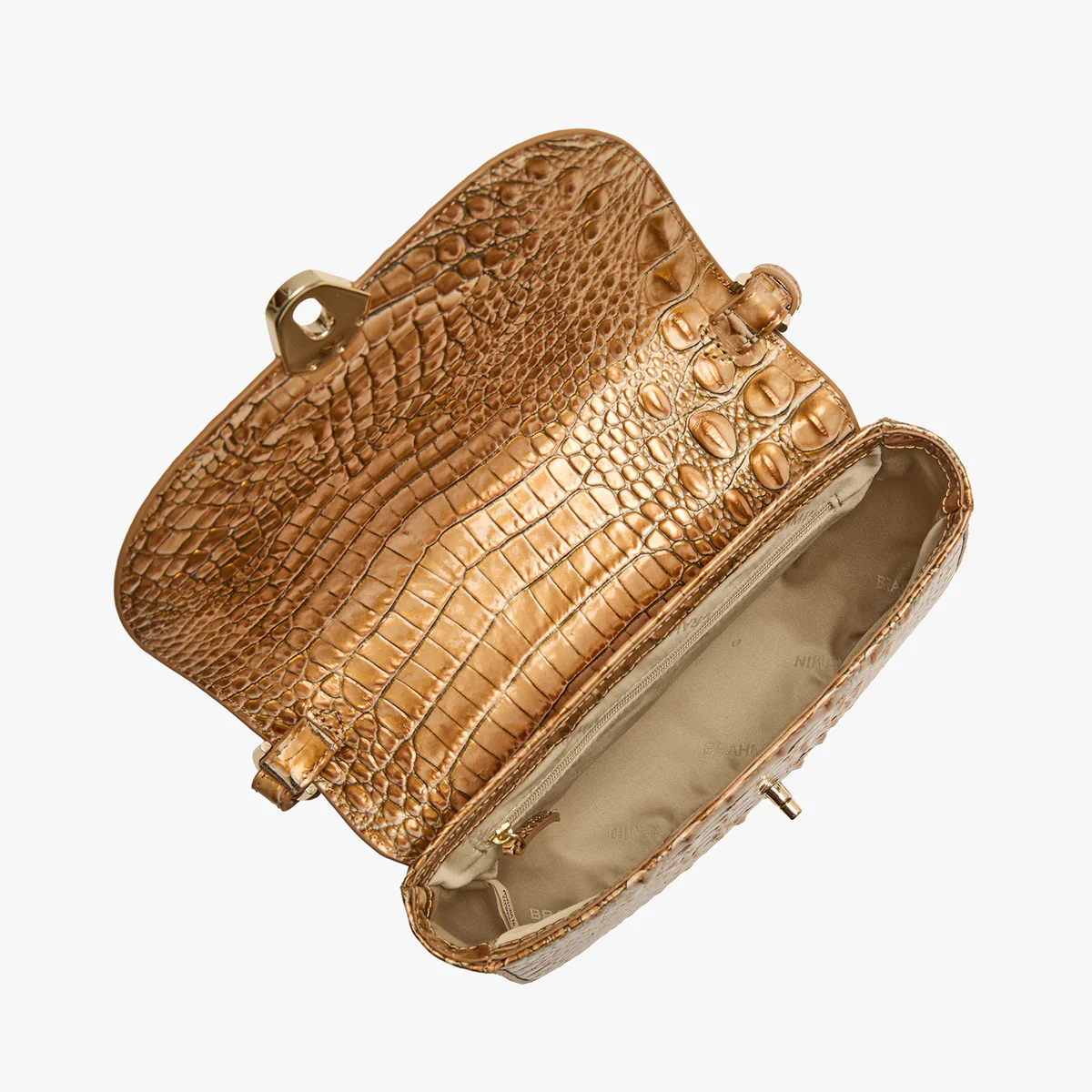 Brahmin Melbourne Collection Portia Crossbody, Driftwood