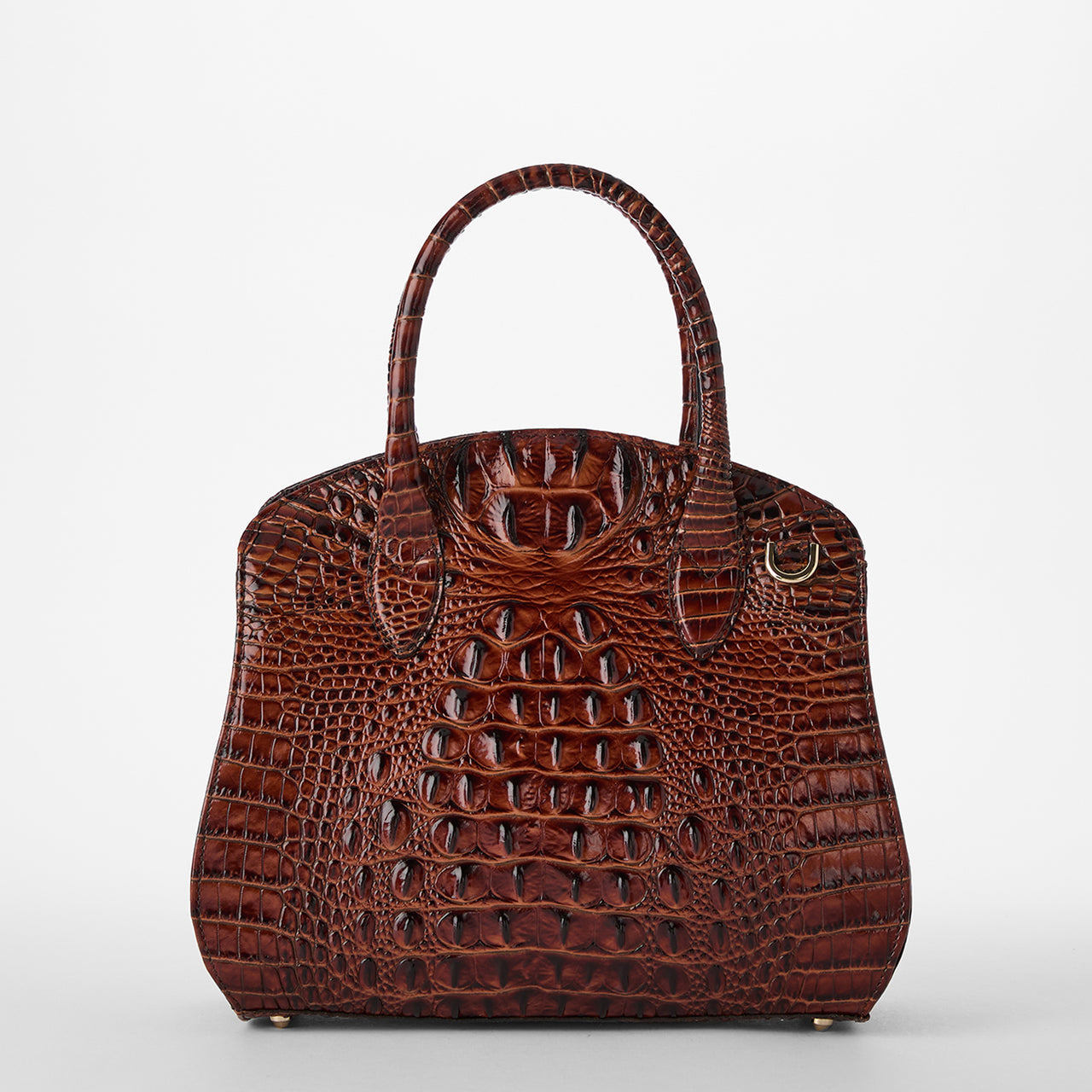 Brahmin Melbourne Collection Rosetta Satchel, Pecan