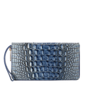 Brahmin Melbourne Collection Skyler Clutch Wallet, Bellbottom Blue