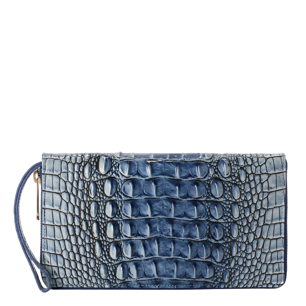 Brahmin Melbourne Collection Skyler Clutch Wallet, Bellbottom Blue