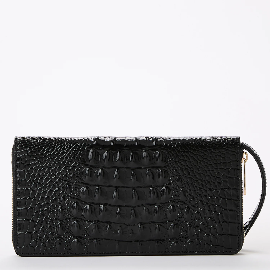 Brahmin Melbourne Collection Skyler Clutch Wallet, Black