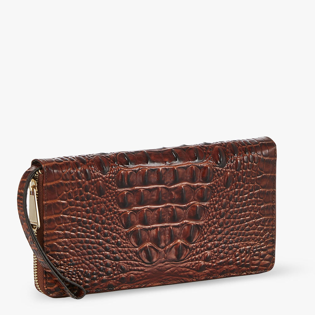 Brahmin Melbourne Collection Skyler Clutch Wallet, Pecan