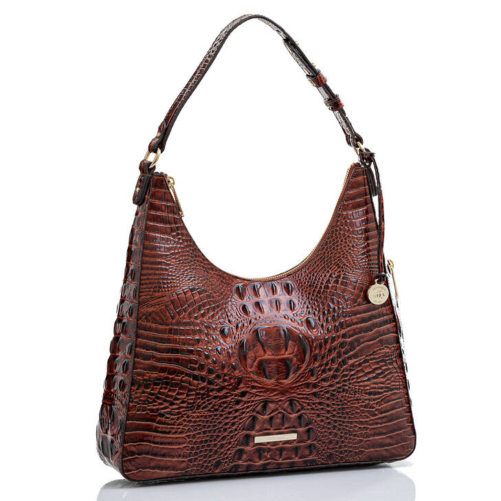 Brahmin Melbourne Collection Tabitha Shoulder Bag, Pecan