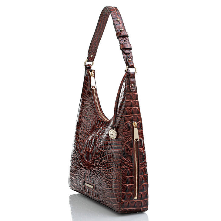 Brahmin Melbourne Collection Tabitha Shoulder Bag, Pecan