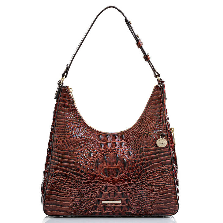 Brahmin Melbourne Collection Tabitha Shoulder Bag, Pecan