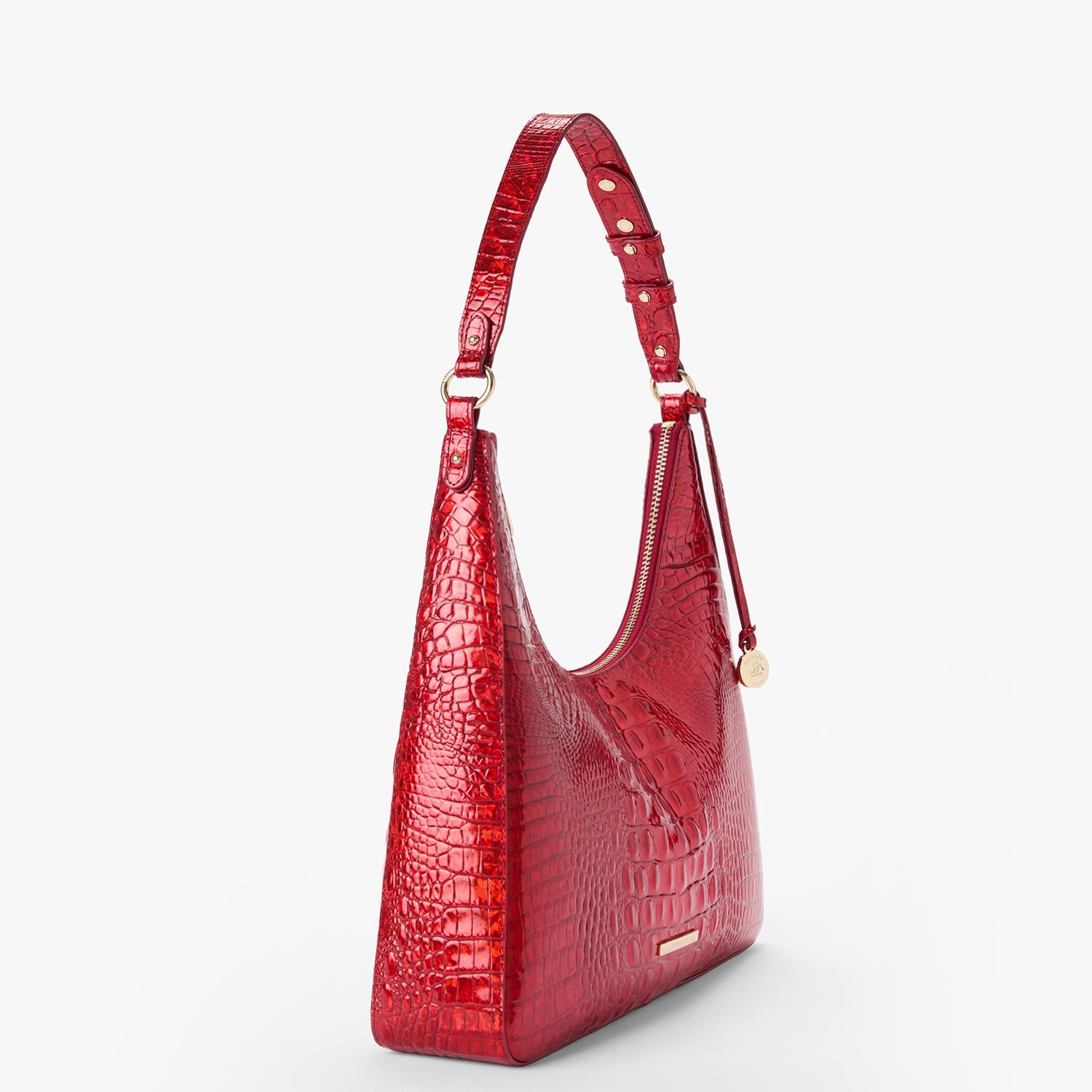 Brahmin Melbourne Collection Tabitha Shoulder Bag, Red Opal