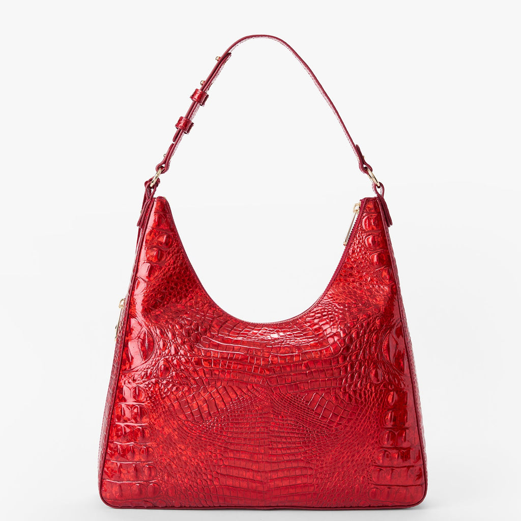 Brahmin Melbourne Collection Tabitha Shoulder Bag, Red Opal