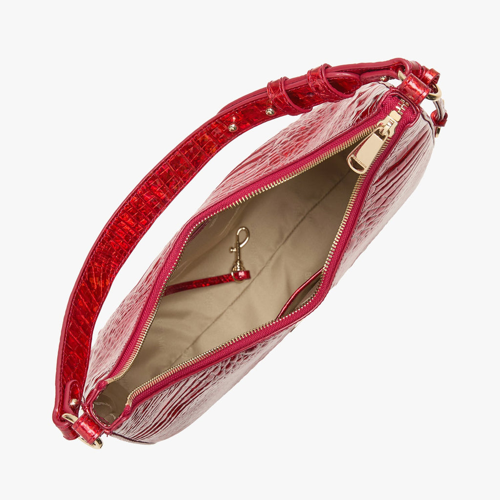 Brahmin Melbourne Collection Tabitha Shoulder Bag, Red Opal