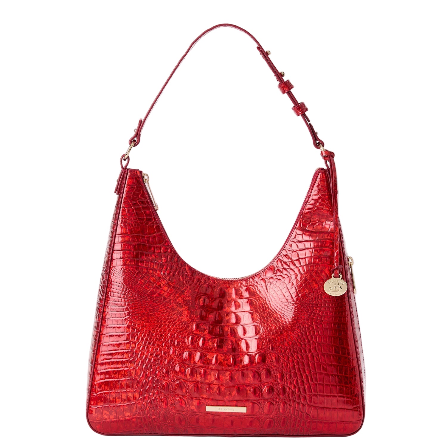 Brahmin Melbourne Collection Tabitha Shoulder Bag, Red Opal