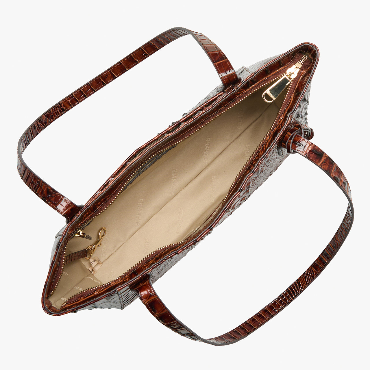 Brahmin Melbourne Collection Tonya Tote, Pecan