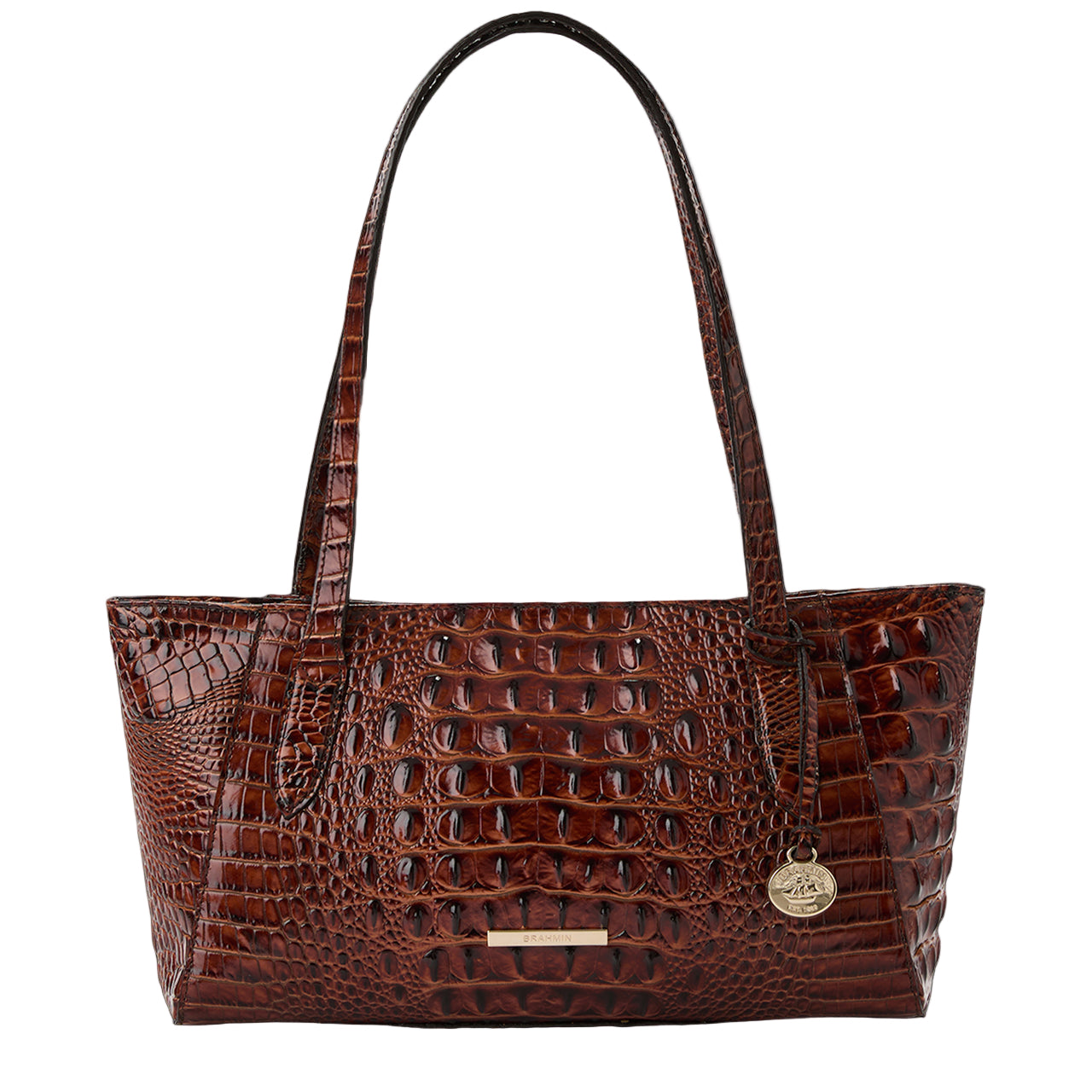 Brahmin Melbourne Collection Tonya Tote, Pecan
