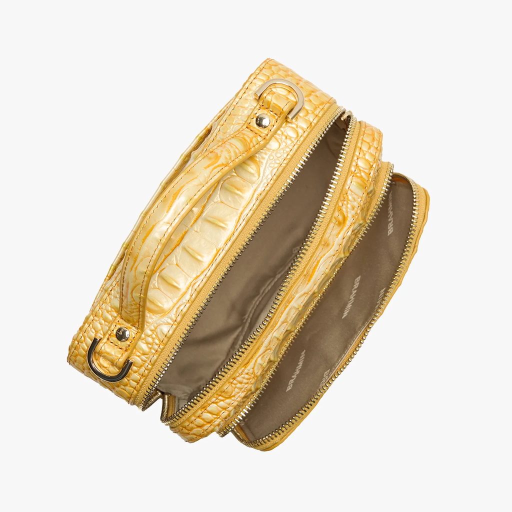 Brahmin Melbourne Collection Tori Crossbody, Lemon Drop