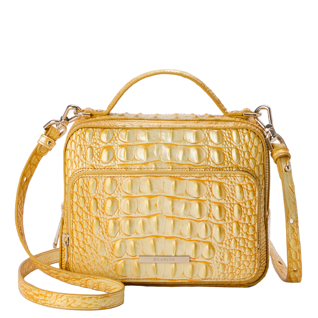 Brahmin Melbourne Collection Tori Crossbody, Lemon Drop