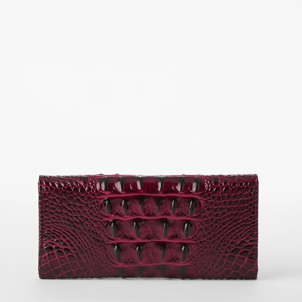 Brahmin Melbourne Collection Veronica Wallet, Cherry Lacquer