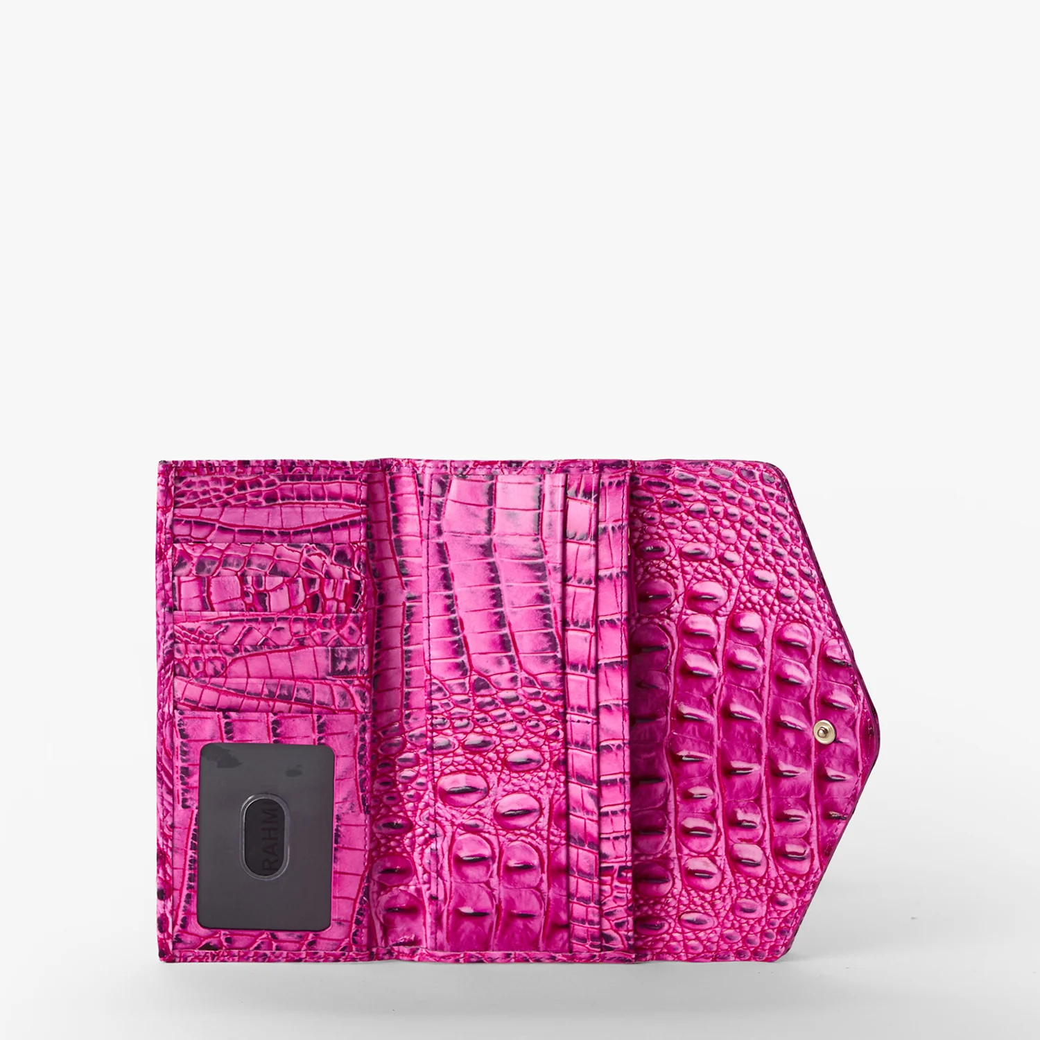 Brahmin Melbourne Collection Veronica Wallet, Electric Fuchsia