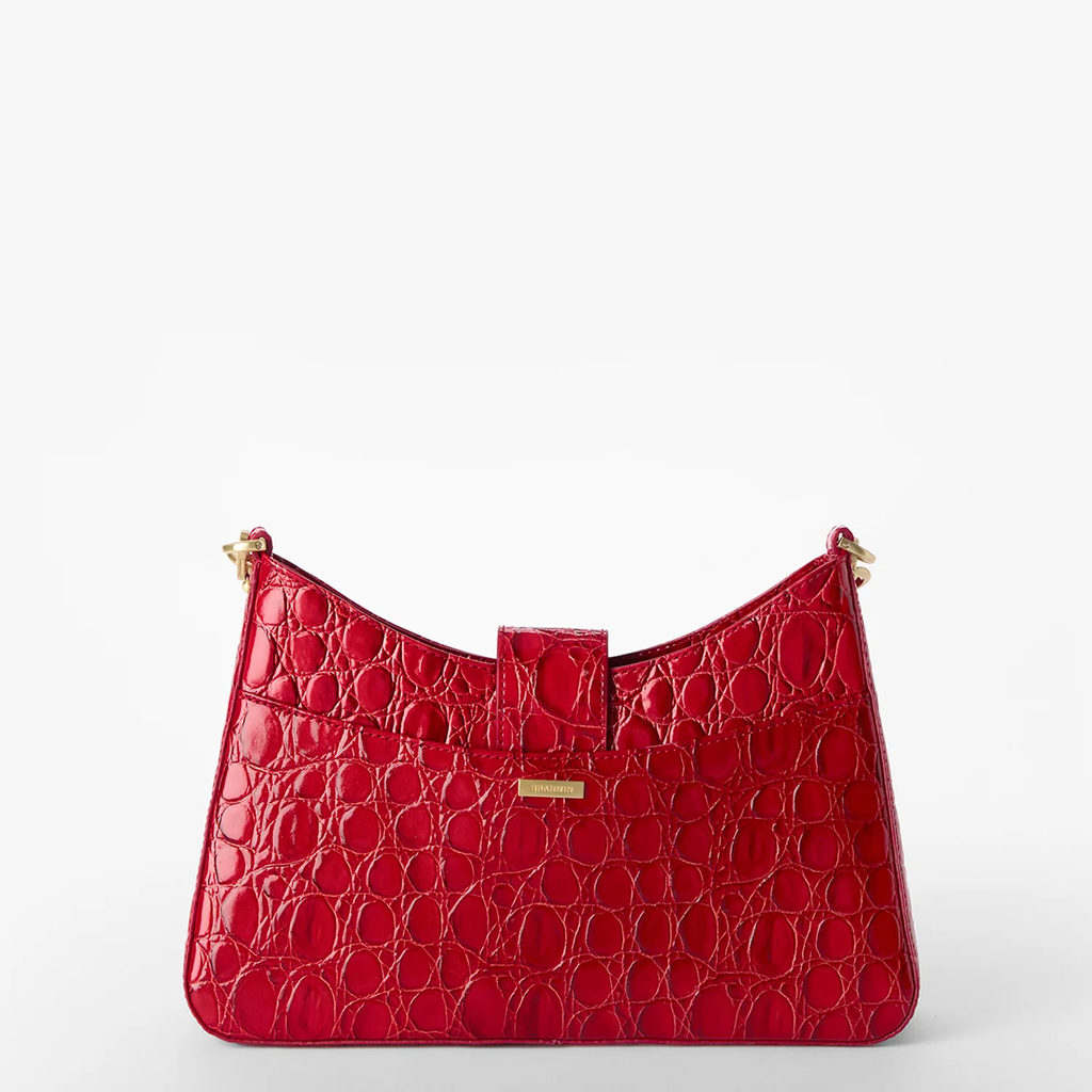 Brahmin Vanderbilt Collection Esme Shoulder Bag, Sriracha