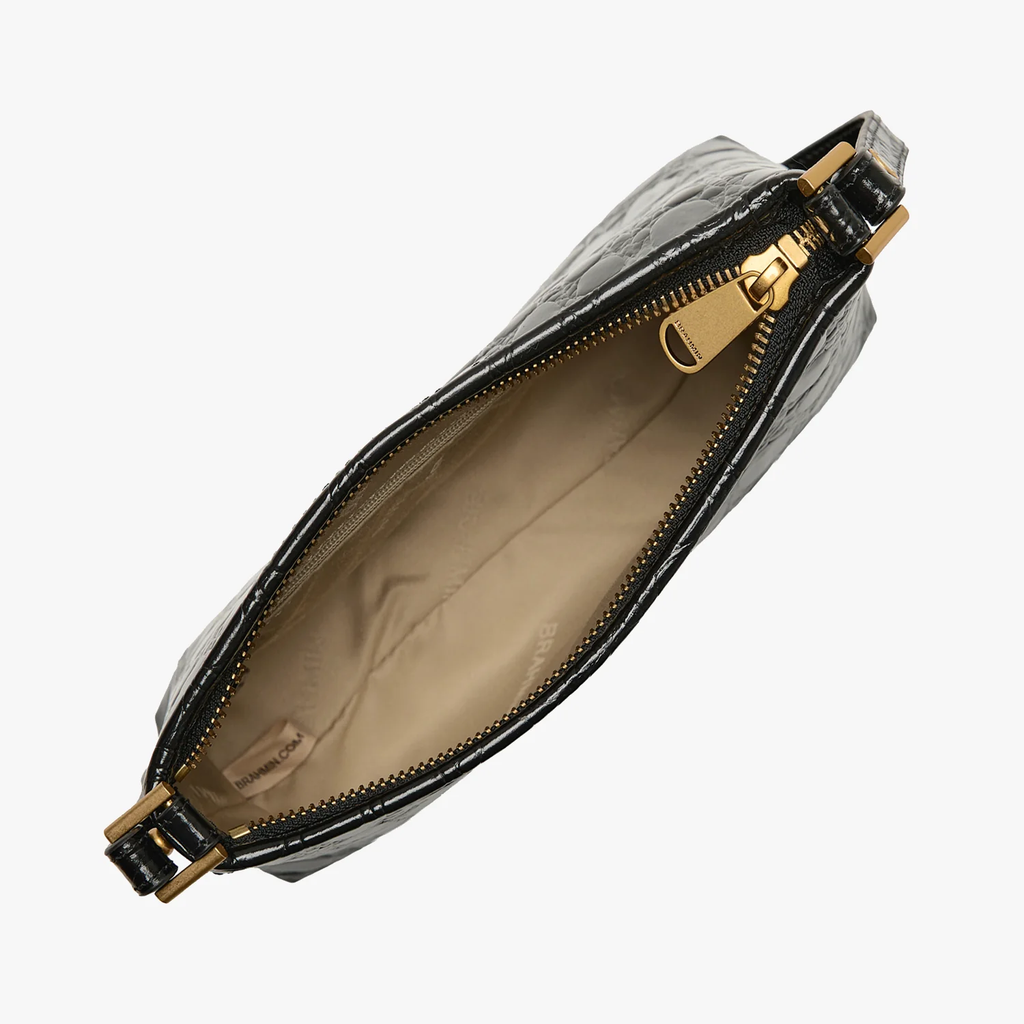 Brahmin Vanderbilt Collection Lorelei Shoulder Bag, Black Vanderbilt