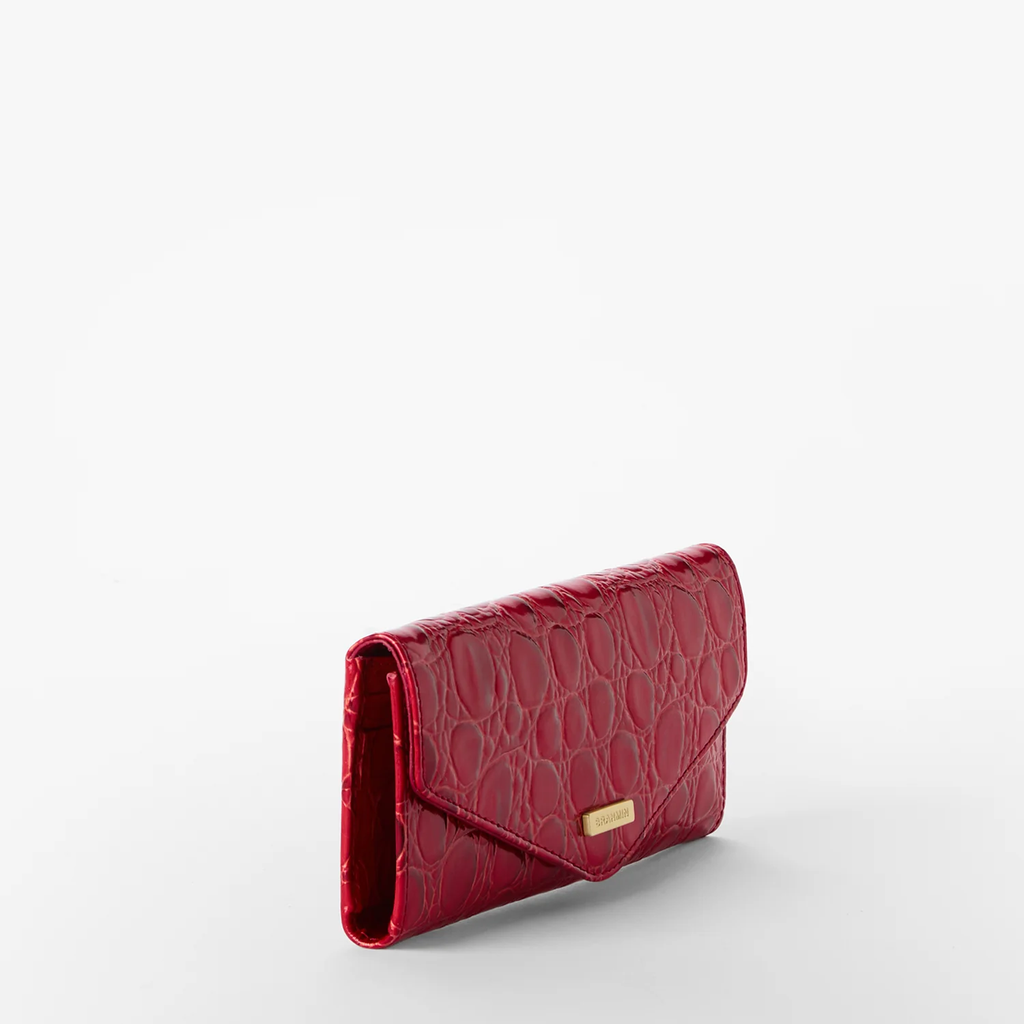 Brahmin Vanderbilt Collection Veronica Wallet, Sriracha