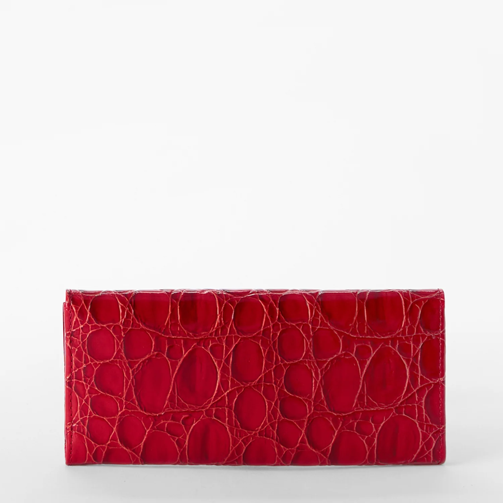 Brahmin Vanderbilt Collection Veronica Wallet, Sriracha