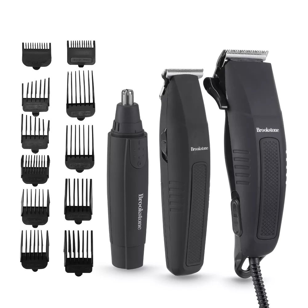 Brookstone 32 Piece Deluxe All-in-One Grooming Kit