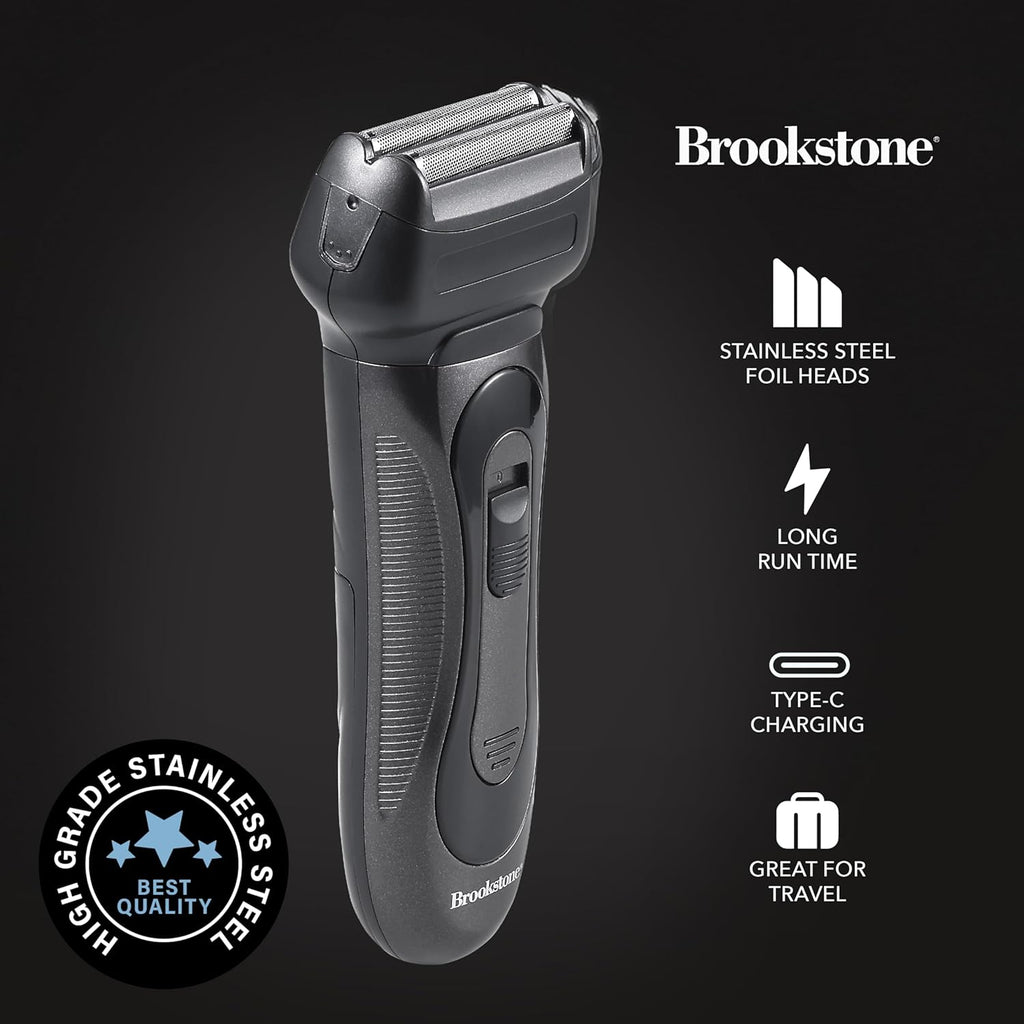 Brookstone Electric Foil Shaver